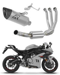 CF MOTO 675 SR-R 2024 - 2026 Full Exhaust System Collector Silencer Titanium HP8 + dB killer