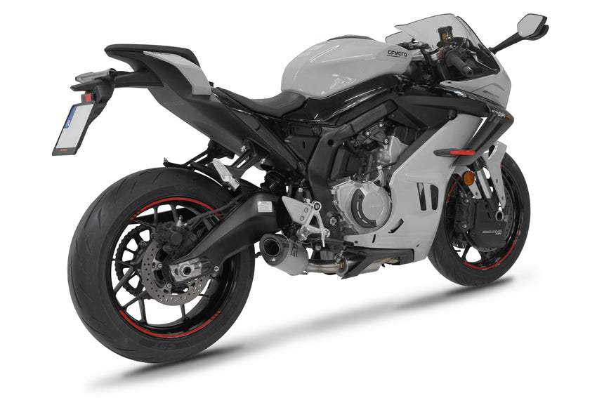 CF MOTO 675 SR-R 2024 - 2026 Full Exhaust System Collector Silencer Titanium HP8 + dB killer
