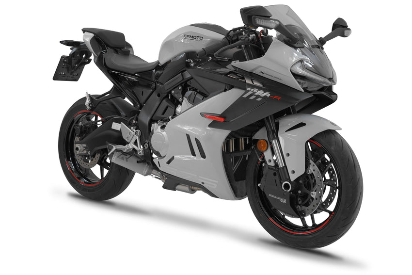 CF MOTO 675 SR-R 2024 - 2026 Full Exhaust System Collector Silencer Titanium HP8 + dB killer