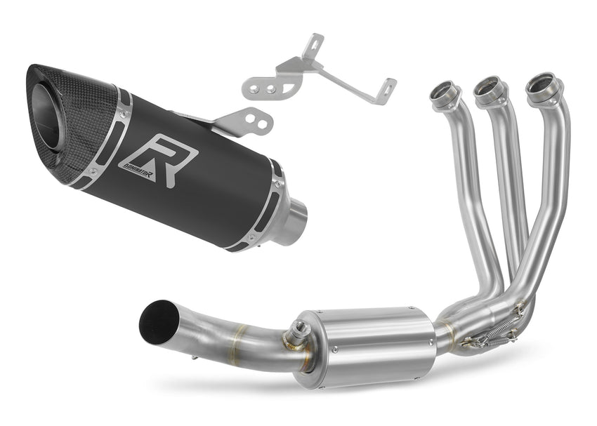 CF MOTO 675 SR-R 2024 - 2026 Full Exhaust System Collector Silencer HP8 BLACK + dB killer