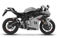 CF MOTO 675 SR-R 2024 - 2026 Full Exhaust System Collector Silencer HP8 BLACK + dB killer