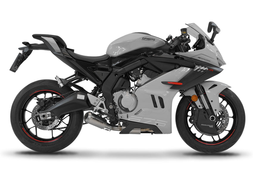 CF MOTO 675 SR-R 2024 - 2026 Full Exhaust System Collector Silencer GPS + dB killer