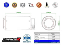 CF MOTO 675 SR-R 2024 - 2026 Full Exhaust System Collector Silencer GPS + dB killer