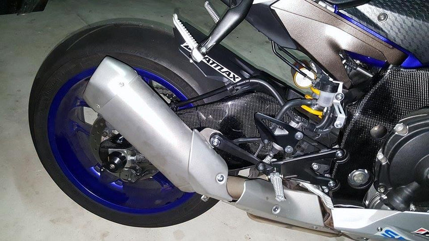 YAMAHA R1 2015-2024 Carbon Fiber Swingarm Covers