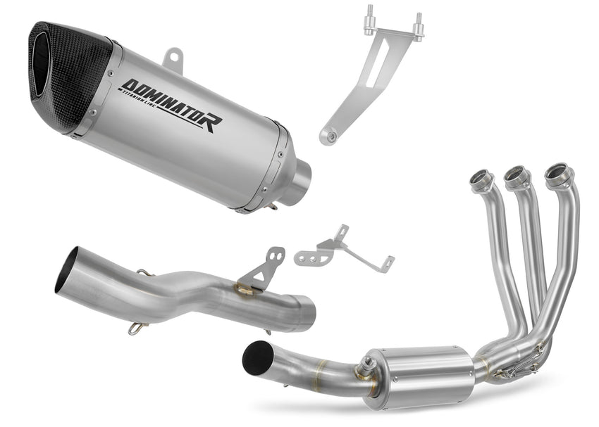CF MOTO 675 SR-R 2024 - 2026 Full Exhaust System Collector Silencer Titanium HP6 + dB killer