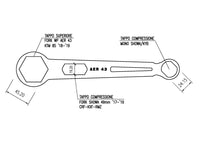 Multifunction wrench WP43 AER - Showa49 - KYB Shock