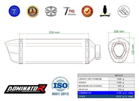 CF MOTO 675 SR-R 2024 - 2026 Full Exhaust System Collector Silencer Titanium HP6 + dB killer