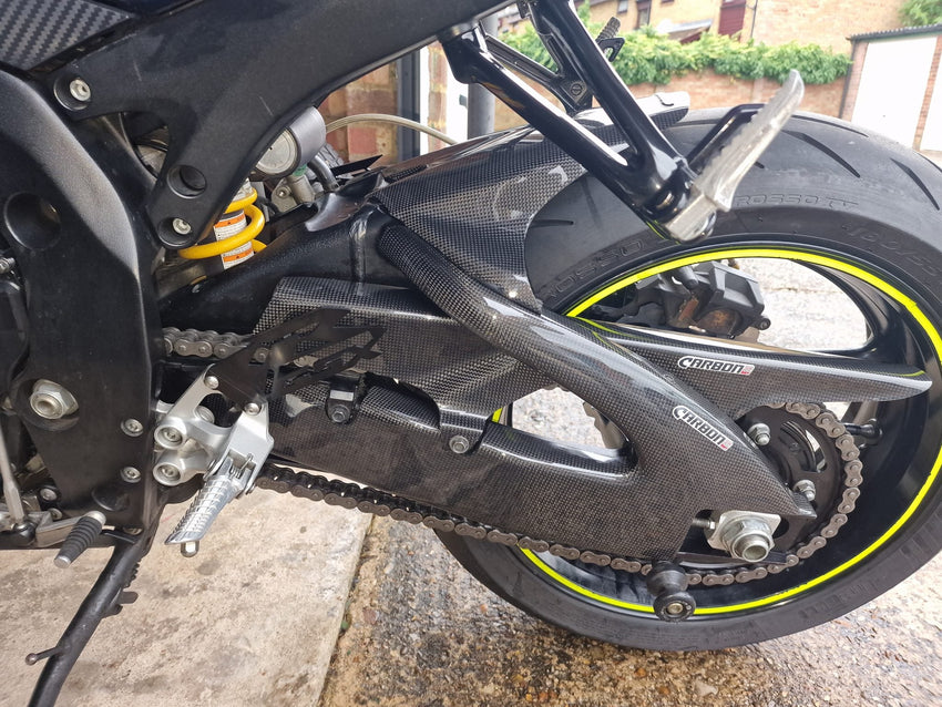 SUZUKI GSX-R 600-750 2006-2010 Carbon Fiber Chain Cover