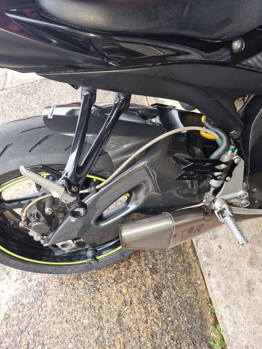SUZUKI GSX-R 600-750 2006-2010 Carbon Fiber Swingarm Covers