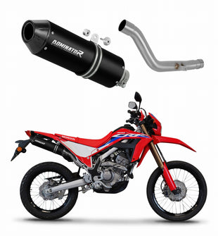 Honda CRF 300L / Rally 2021 - 2023 Exhaust Silencer Muffler MX2 BLACK + dB killer