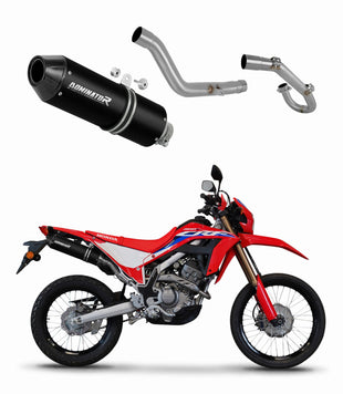 Honda CRF 300L / Rally 2021 - 2023 Full Exhaust System Collector Silencer MX2 BLACK + dB killer