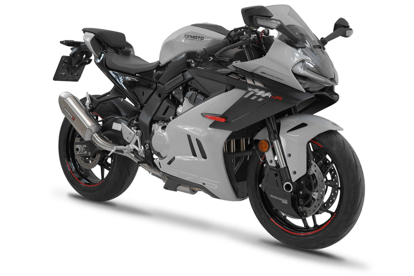 CF MOTO 675 SR-R 2024 - 2026 Full Exhaust System Collector Silencer S6 + dB killer