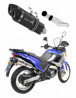 Aprilia Pegaso 650 1997 - 2000 Exhaust Silencer Muffler HP1 BLACK + dB killer medium