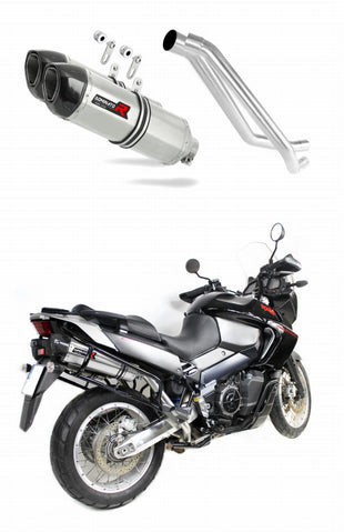 Aprilia ETV 1000 Caponord 2005 - 2007 Exhaust Silencer Muffler HP1 + dB killer medium