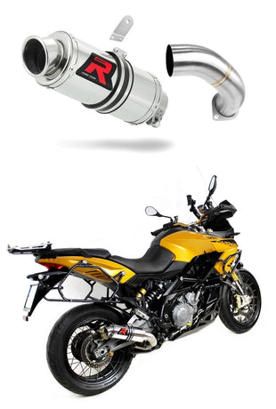 Aprilia ETV 1200 Caponord 2013 - 2016 Exhaust Silencer Muffler GP1 + dB killer medium