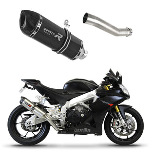 Aprilia RSV 4 R APRC Factory 2011 - 2015 Exhaust Silencer Muffler HP1 BLACK + dB killer medium