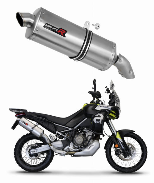 Aprilia Tuareg 660 2021 - 2023 Exhaust Silencer Muffler P7 + dB killer medium