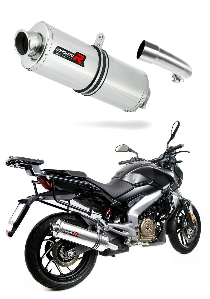 Bajaj Dominar 400 2016 - 2018 Exhaust Silencer Muffler OV + dB killer medium 20 m.