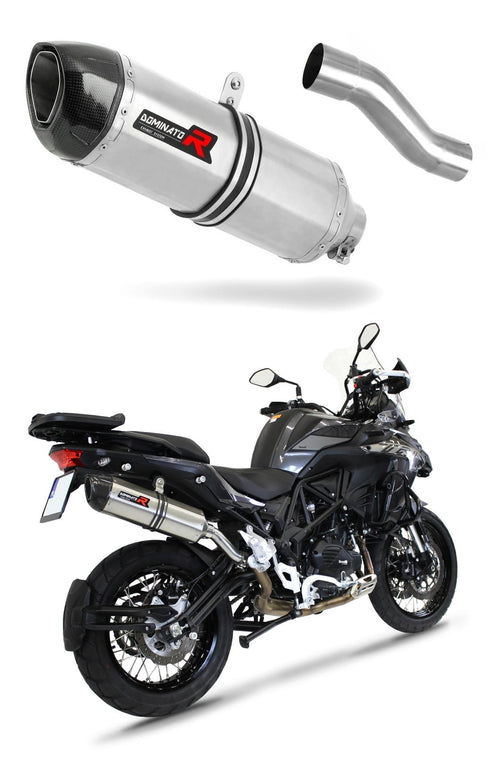 Benelli TRK 502 X 2018 - 2021 Exhaust Silencer Muffler HP1 + dB killer medium