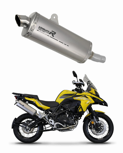 Benelli TRK 502 X 2022 - 2023 Exhaust Silencer Muffler Titanium P7 + dB killer medium