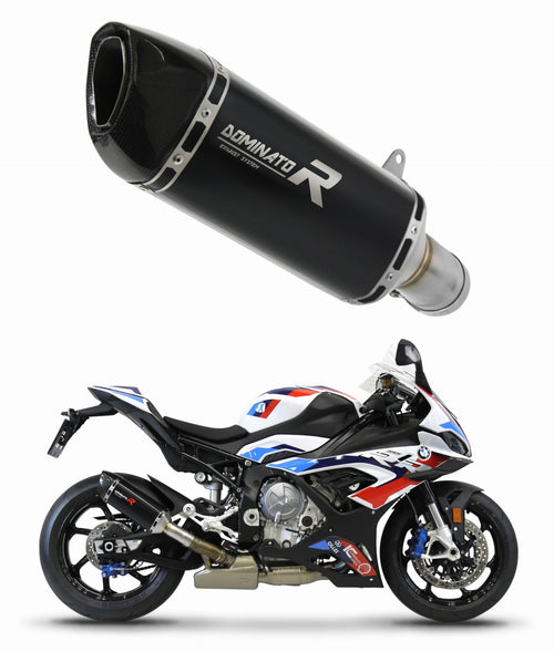 BMW M1000RR 2021 - 2022 Exhaust Silencer Muffler HP6 BLACK + dB killer medium