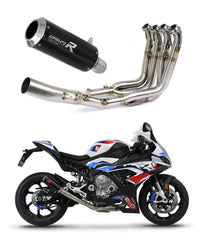 BMW M1000RR 2021 - 2022 Full Exhaust System Collector Silencer GP BLACK + dB killer medium 20 m.