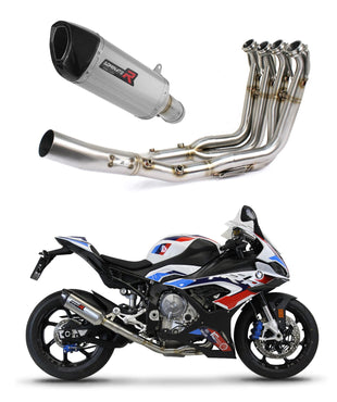 BMW M1000RR 2021 - 2022 Full Exhaust System Collector Silencer HP6 + dB killer medium