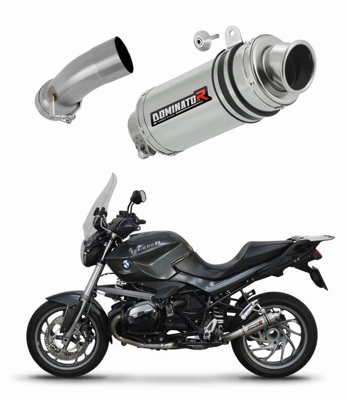 BMW R1200R 2010 - 2014 Exhaust Silencer Muffler GP1 + dB killer medium