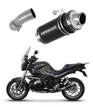 BMW R1200R 2010 - 2014 Exhaust Silencer Muffler GP1 BLACK + dB killer medium
