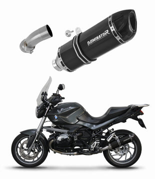 BMW R1200R 2010 - 2014 Exhaust Silencer Muffler HP1 BLACK + dB killer medium