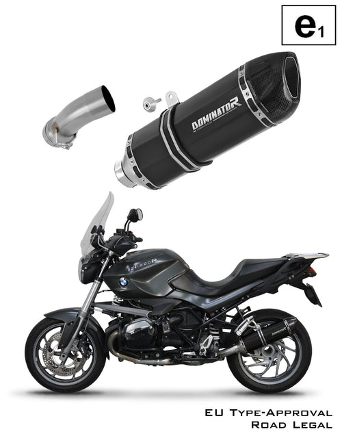 BMW R1200R 2010 - 2014 EU Approved Exhaust Silencer HP1 BLACK