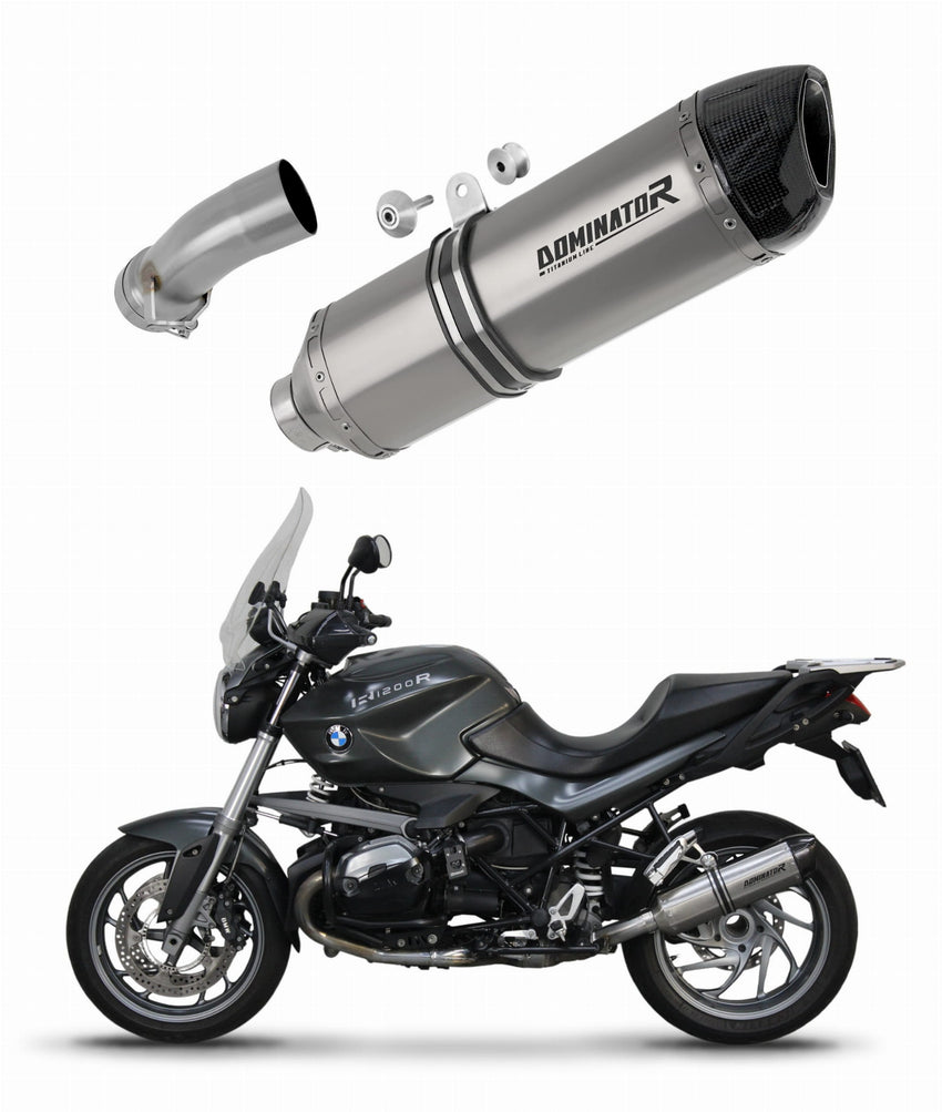 BMW R1200R 2010 - 2014 Exhaust Silencer Muffler Titanium HP1 + dB killer medium 20 m.