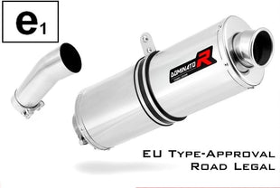 F800GS EU Approved Exhaust Silencer OVAL 2008 - 2017