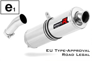 F800GT EU Approved Exhaust Silencer ROUND 2012 - 2019
