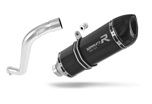 BMW F650 FUNDURO Exhaust Silencer Muffler HP1 BLACK + dB killer medium