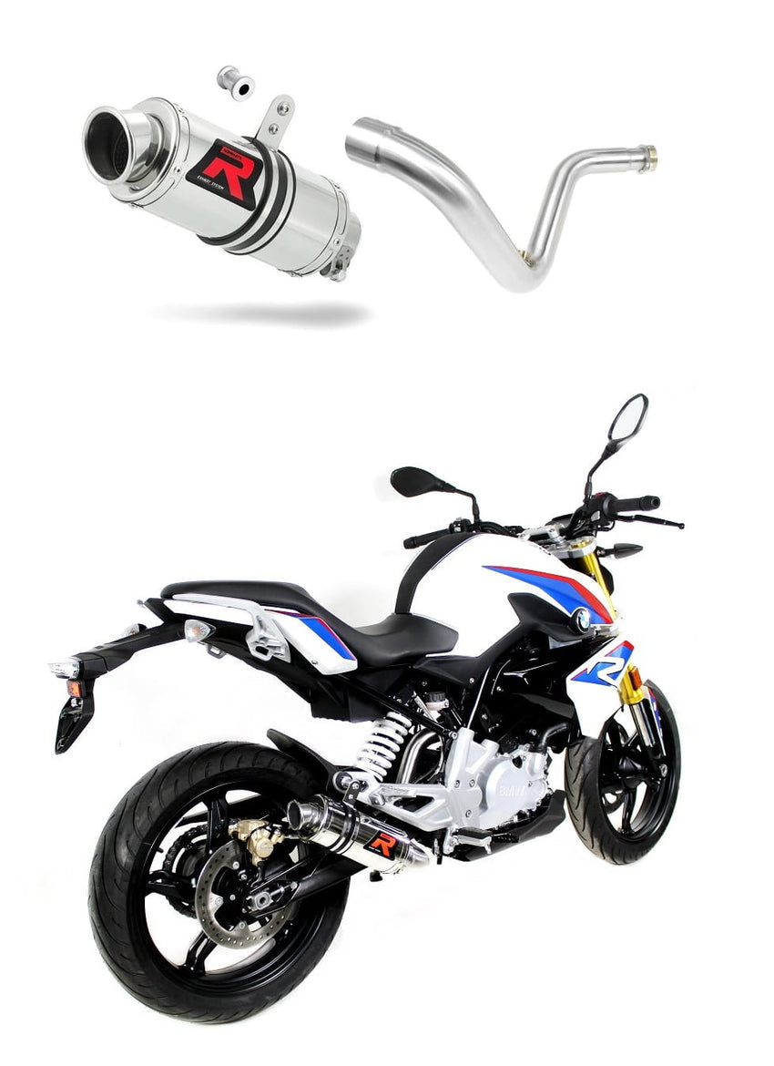 BMW G310R 2016 - 2022 Exhaust Silencer Muffler GP1 + dB killer medium 20 m.