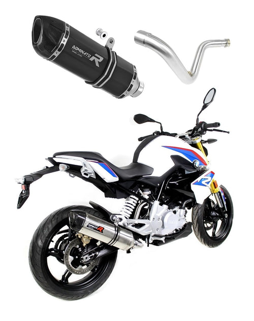 BMW G310R 2016 - 2022 Exhaust Silencer Muffler HP1 BLACK + dB killer medium