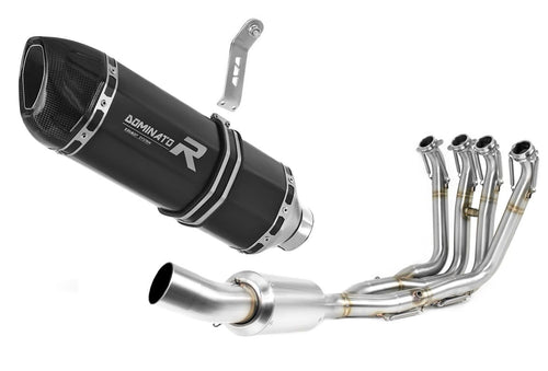 BMW S1000RR EX 2015 - 2016 Full Exhaust System Collector Silencer HP1 BLACK + dB killer medium