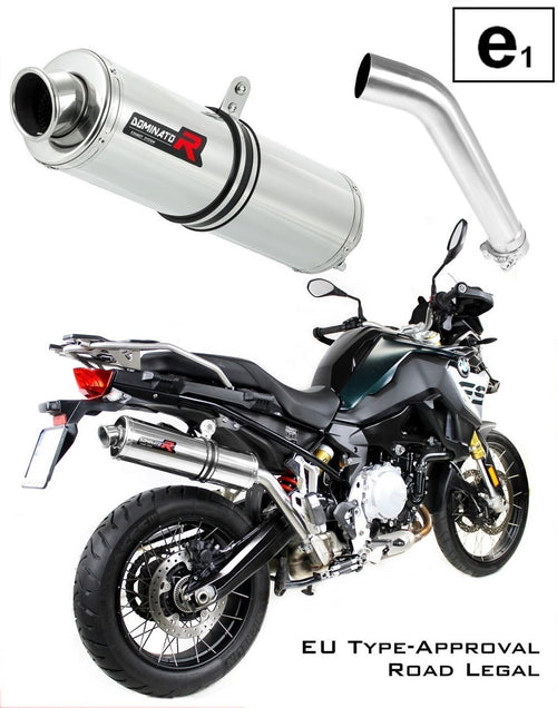 F850GS EU Approved Exhaust Silencer ROUND 2016 - 2020