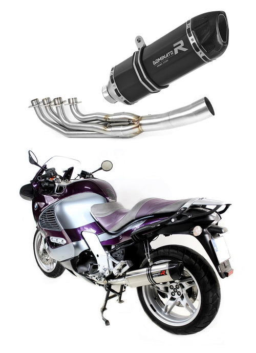 BMW K1200RS 1997 - 2000 Full Exhaust System Collector Silencer HP1 BLACK + dB killer medium