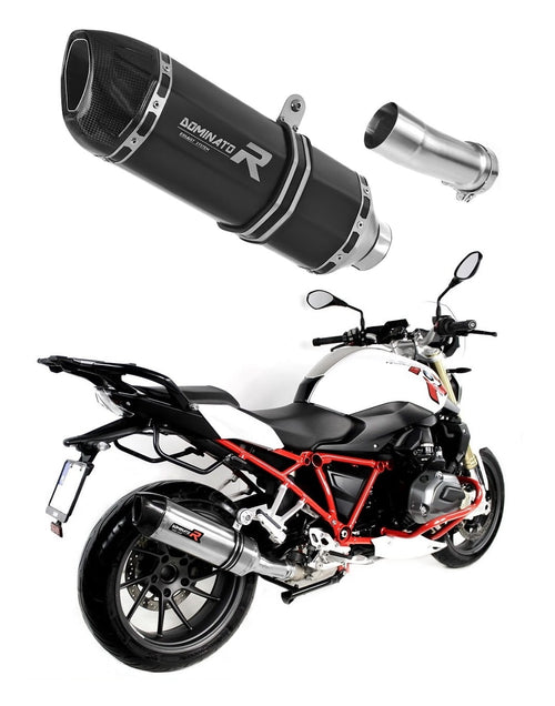 BMW R1200R 2015 - 2018 Exhaust Silencer Muffler HP1 BLACK + dB killer medium