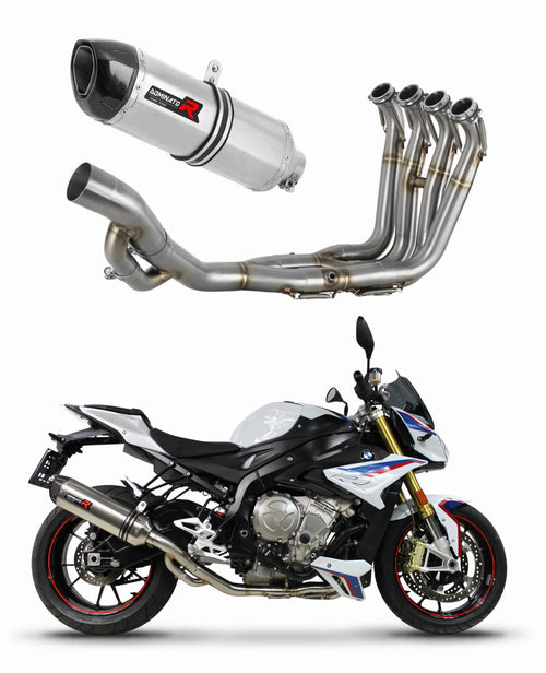 BMW S1000R 2017 - 2020 Full Exhaust System Collector Silencer HP1 + dB killer medium