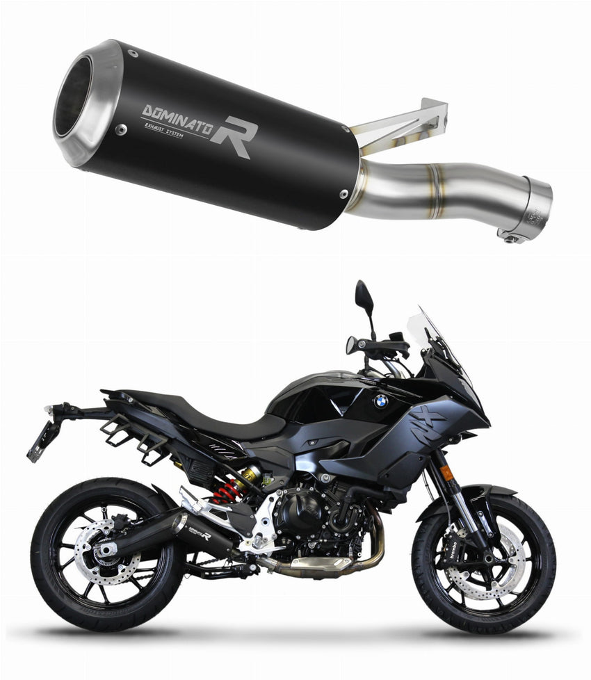 BMW F900R 2020 - 2024 Exhaust Silencer Muffler GP BLACK + dB killer medium 20 m.