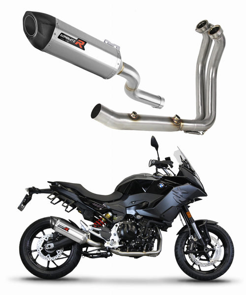 BMW F900XR 2020 - 2023 Full Exhaust System Collector Silencer HP5 + dB killer medium