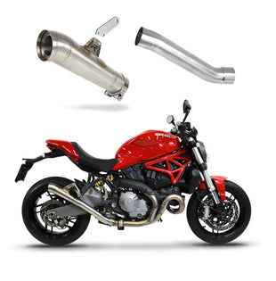 Ducati MONSTER 821 2018 - 2021 Exhaust Silencer Muffler GP2 + dB killer medium