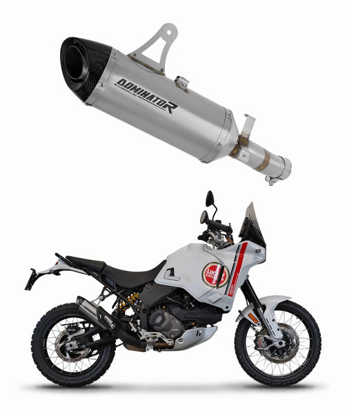 Ducati Desert X 2022 - 2023 Exhaust Silencer Muffler Titanium HP8 + dB killer