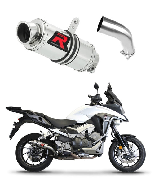 Honda VFR 800 X Crossrunner 2015 - 2021 Exhaust Silencer Muffler GP1 + dB killer medium