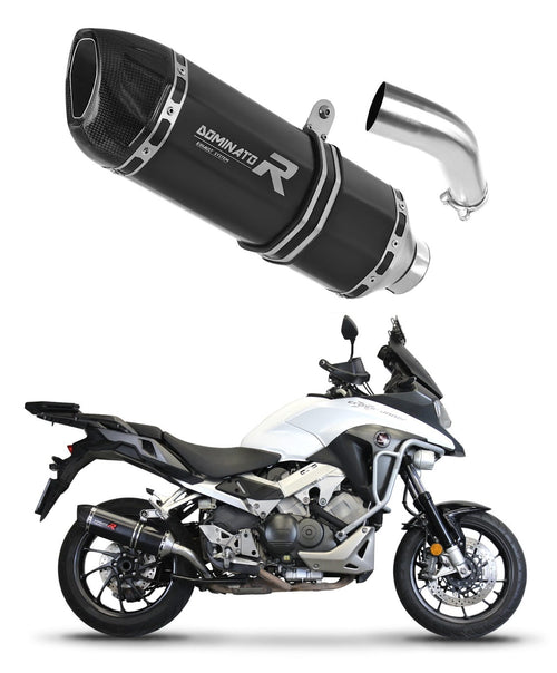 Honda VFR 800 X Crossrunner 2015 - 2021 Exhaust Silencer Muffler HP1 BLACK + dB killer medium