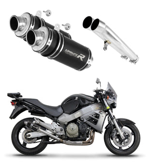 Honda CB 1100 X11 Exhaust Silencer Muffler GP1 BLACK + dB killer medium