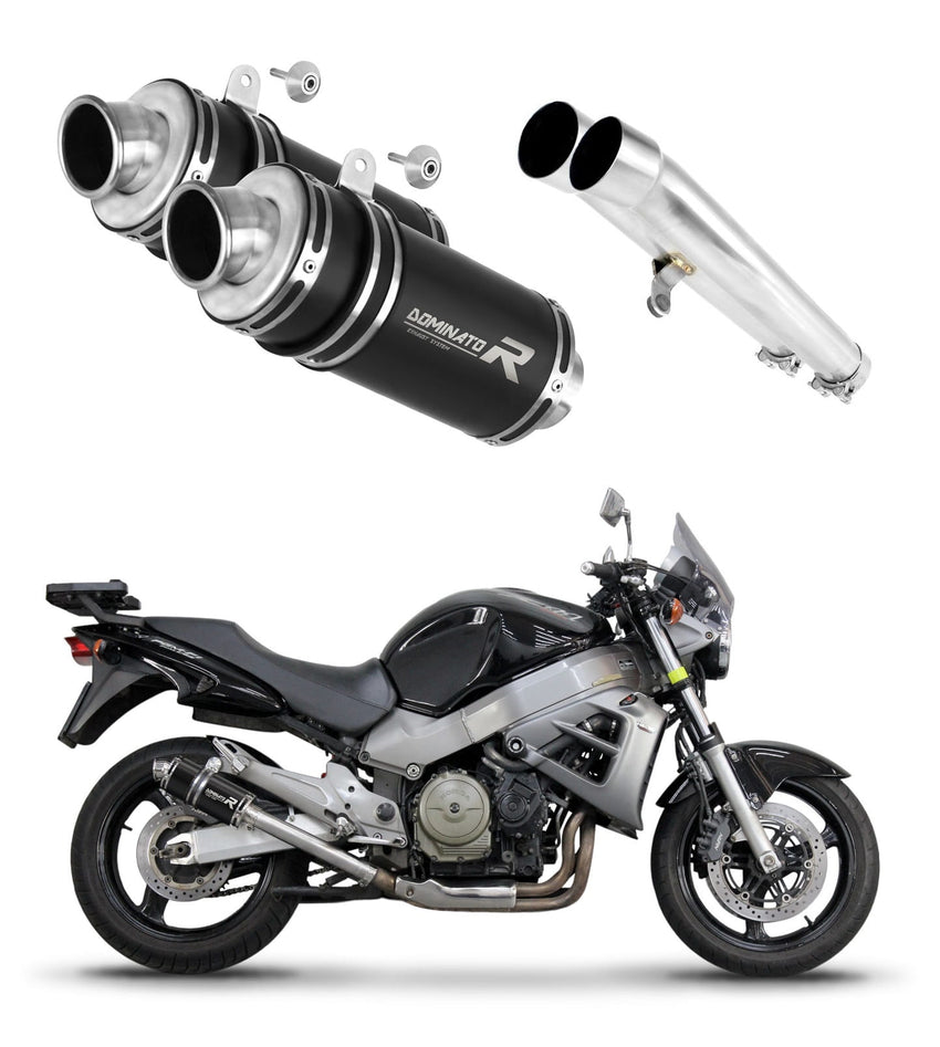 Honda CB 1100 X11 Exhaust Silencer Muffler GP1 BLACK + dB killer medium
